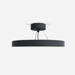 Светильник подвесной круг  AltoLight Rim D500, потолочная чаша в комплекте.