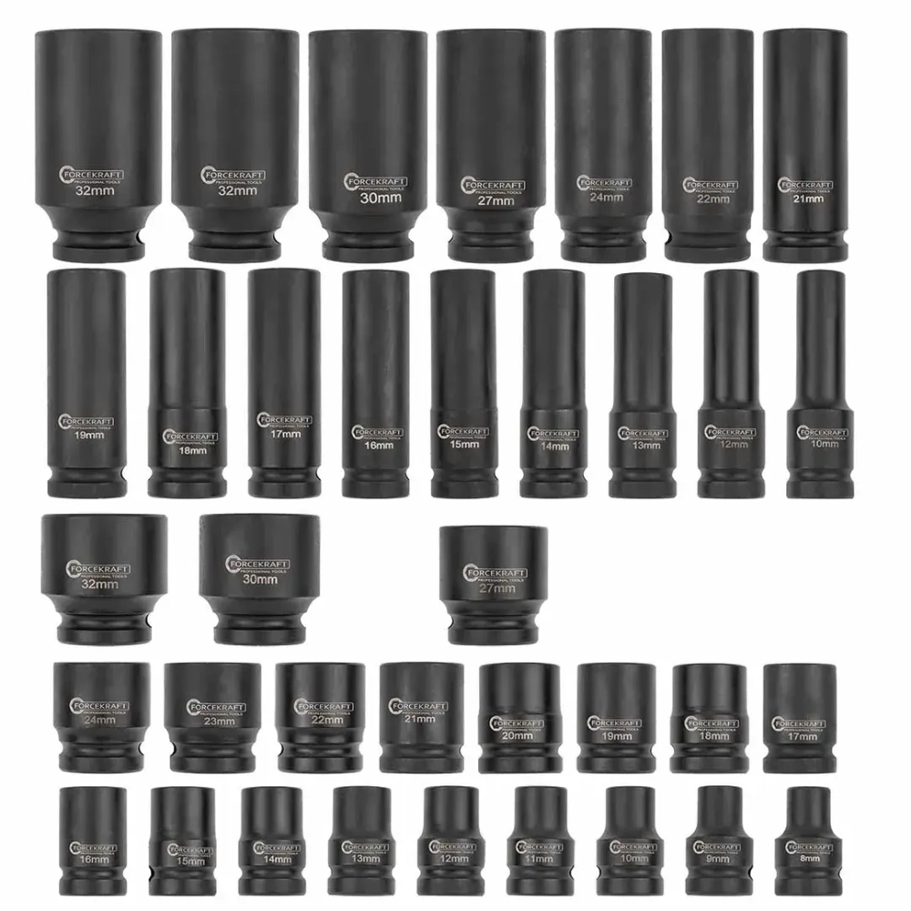 Набор головок (35 предметов) FORCEKRAFT FK-4353-5MPB