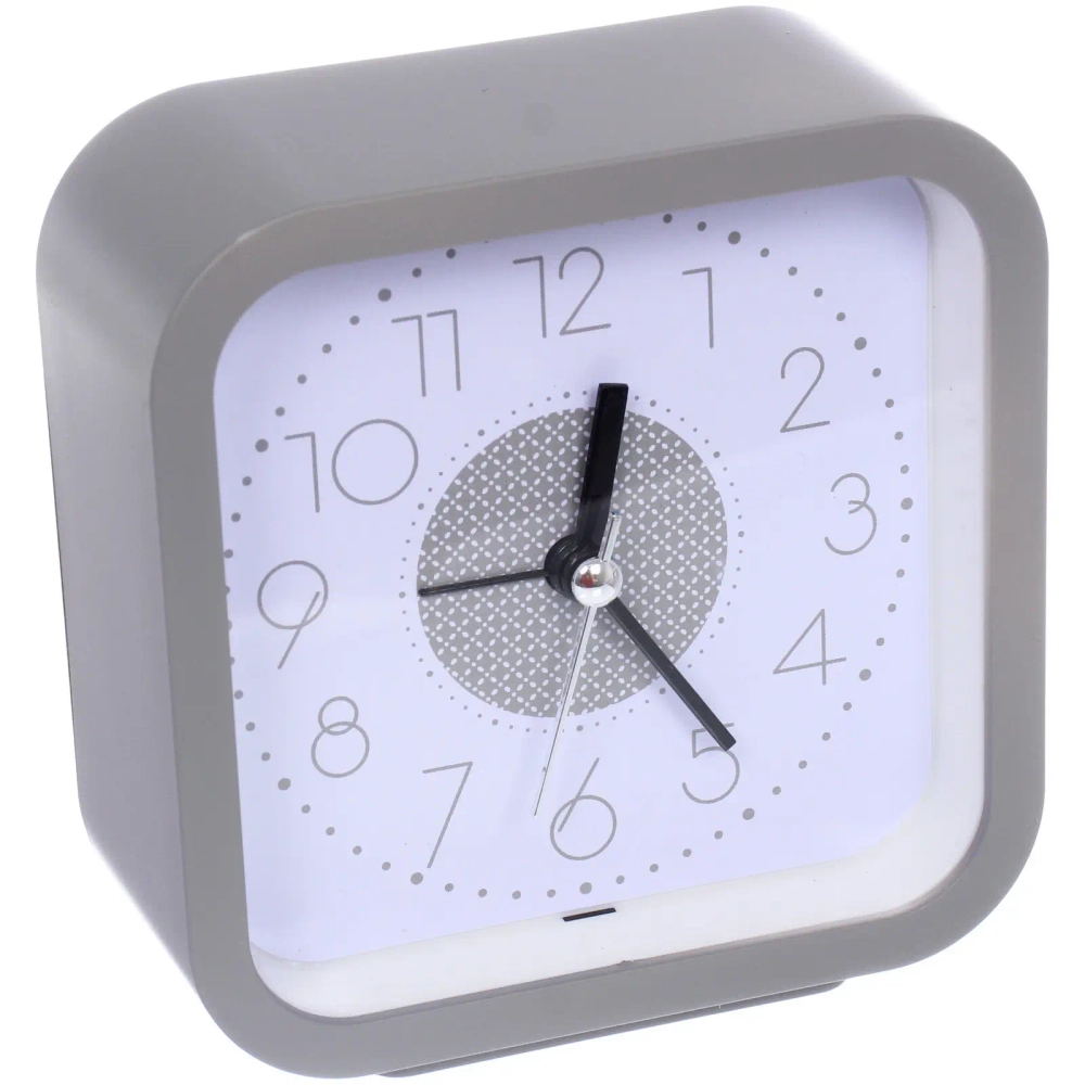 Будильник «Авалон» 10*10*4,3см, микс цветов