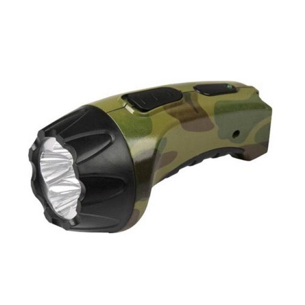 Фонарь аккумуляторный Ultraflash LED3804ML(милитари,4LED)
