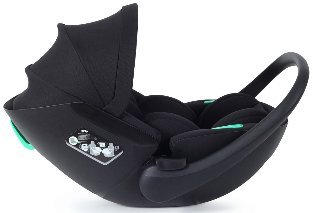 Детская коляска Rant Teo Soft 3 в 1 с автокреслом Miro Black Olive