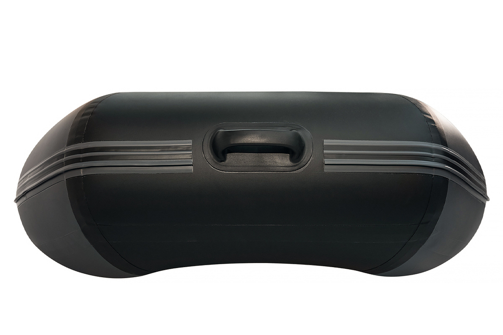 YACHTMAN-280 МНД НАДУВНОЕ ДНО (Яхтман) серый-черный (лодка ПВХ с усилением)