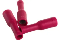 Наконечник КВТ РШИ-М 0,5-1,5 мама изолированный красный 33354