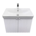 Подвесная тумба-умывальник Comforty Тенерифе-70 белый матовый с раковиной CF19595BX-70