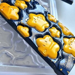 924 | Форма для шоколадных плиток "Звездопад" (275*175 мм)