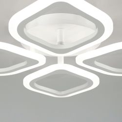 Citilux Ромби CL236040R LED Люстра с пультом Белая