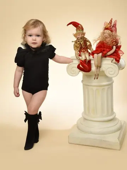 Боди с декоративным воротничком