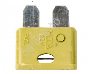 Предохранитель ЕВРО MTA   20А ШТ***  желтый в пакете