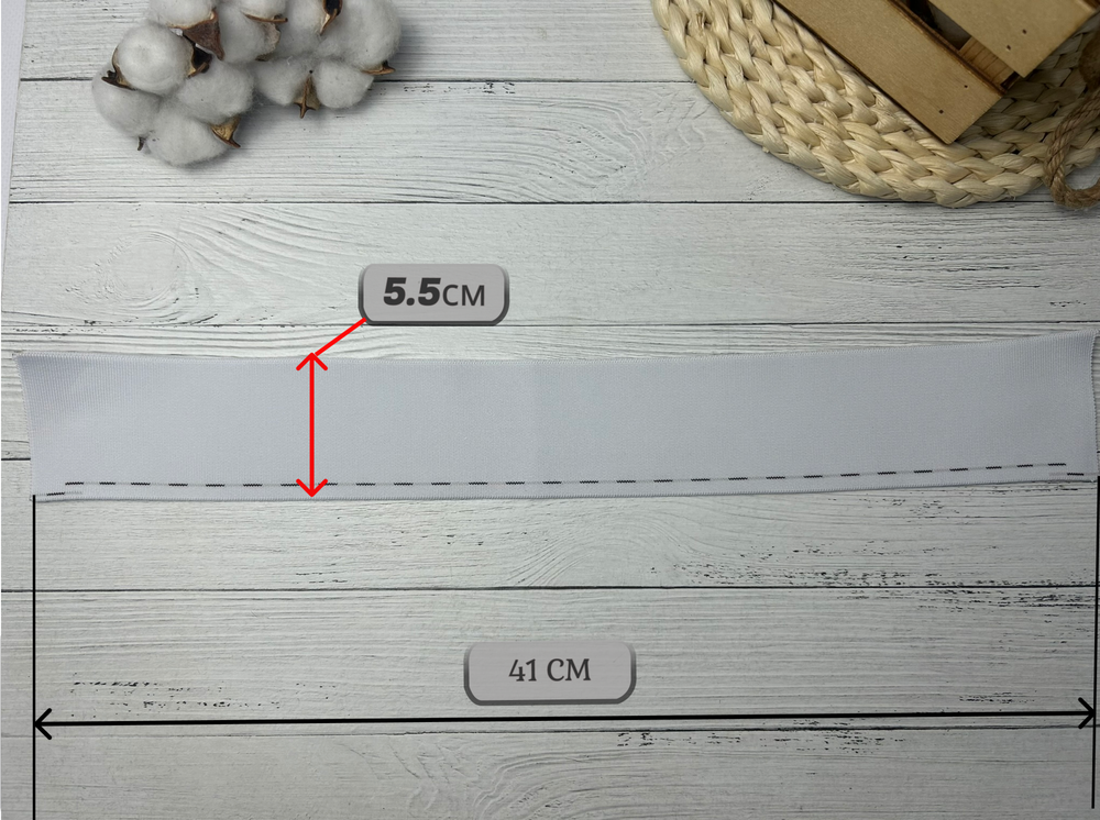 НАБОР Подвязов ДЛЯ ПОЛО белый со штрихами 3 шт.