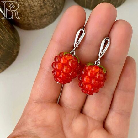 Серьги Малина