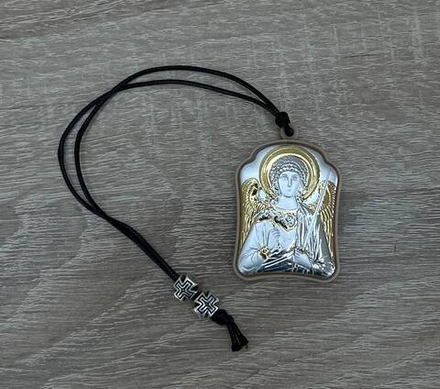 Казанская БМ-Ангел Хранитель, подвеска 2х сторонняя 30х40