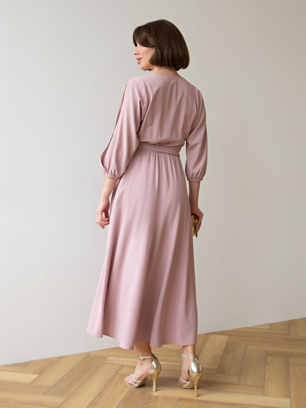 Платье Танго вдвоем (пудра) П15165-1М LT Collection