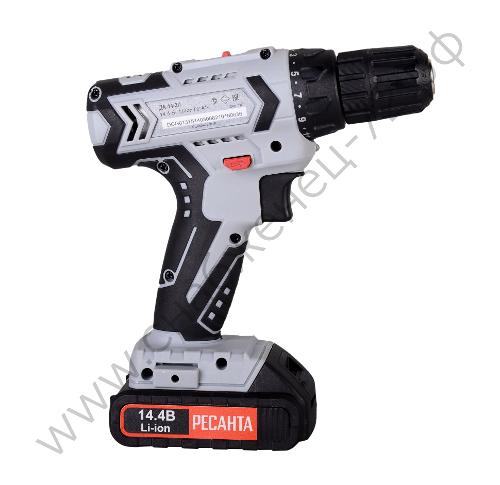 Дрель-шуруповерт аккумуляторная ДА-14-2Л Ресанта