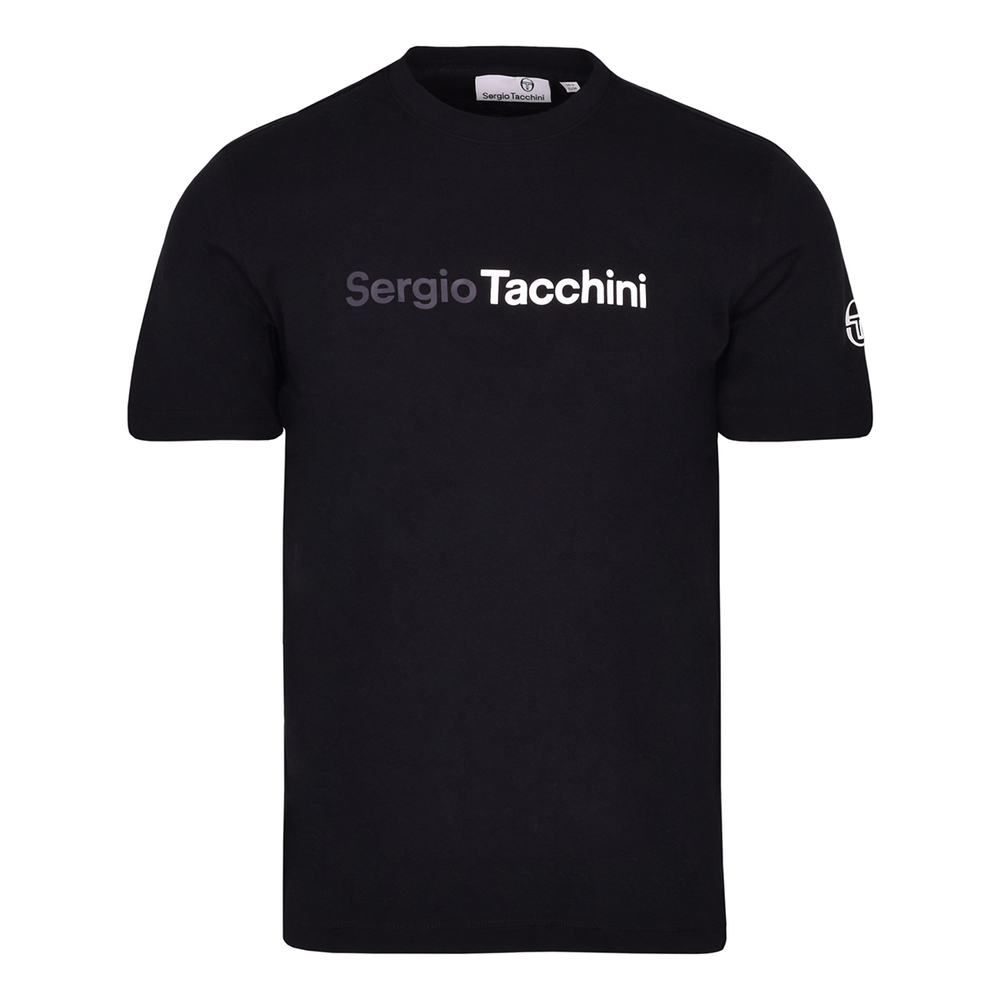 Футболка мужская теннисная Sergio Tacchini Robin T-shirt - black