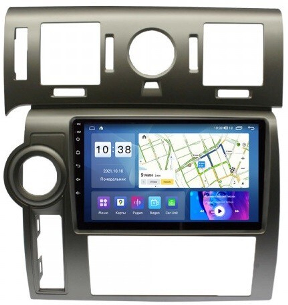 Магнитола для Hummer H2 2002-2009 - Parafar PF040XHD на Android 13, 8-ядер, 4Гб+64Гб, CarPlay, 4G SIM-слот