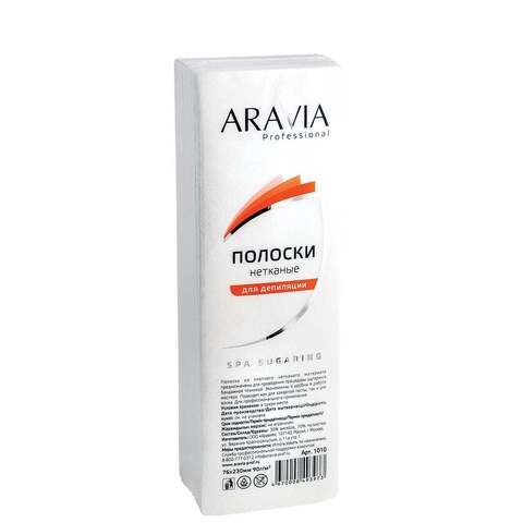 Полоски нетканые для депиляции, 100 шт/уп, ARAVIA Professional