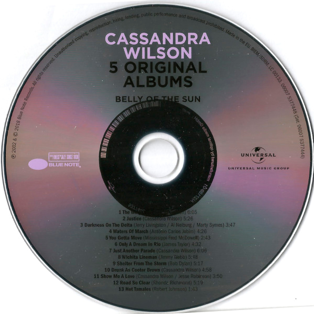 Cassandra Wilson / 5 Original Albums (5CD)