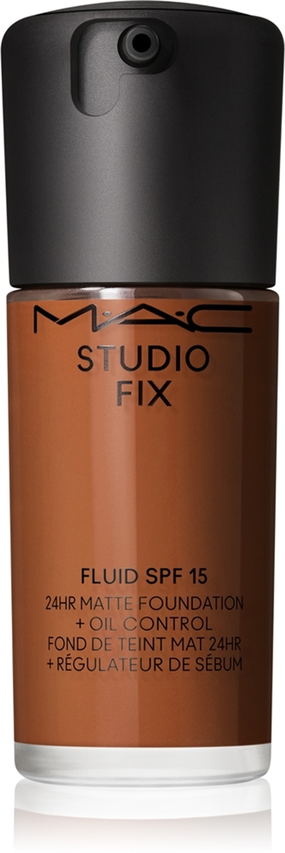 MAC Cosmetics Studio Fix Fluid SPF 15 24HR Matte Foundation + Oil Control - Матирующая тональная основа SPF 15, 30 ml
