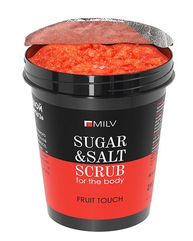 Сахарно-солевой скраб для тела «Арбуз». 290 г Milv