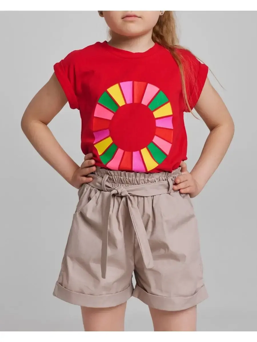 Футболка для девочки хлопковая