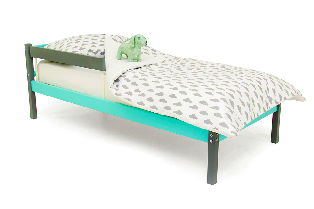 Детская кровать тахта Бельмарко Svogen графит-мятный