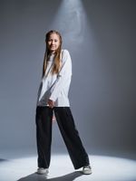 Брюки карго облегченные "УГОЛЬ" подростковые