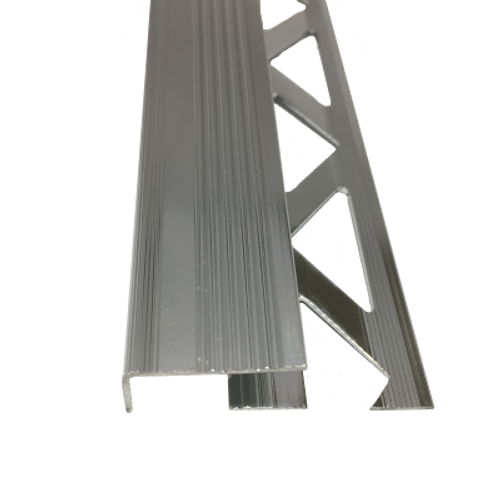 АПZR 12мм "DO-2" 2,7м Серебро глянец ZR-об. 20мм на порог анод. алюм.