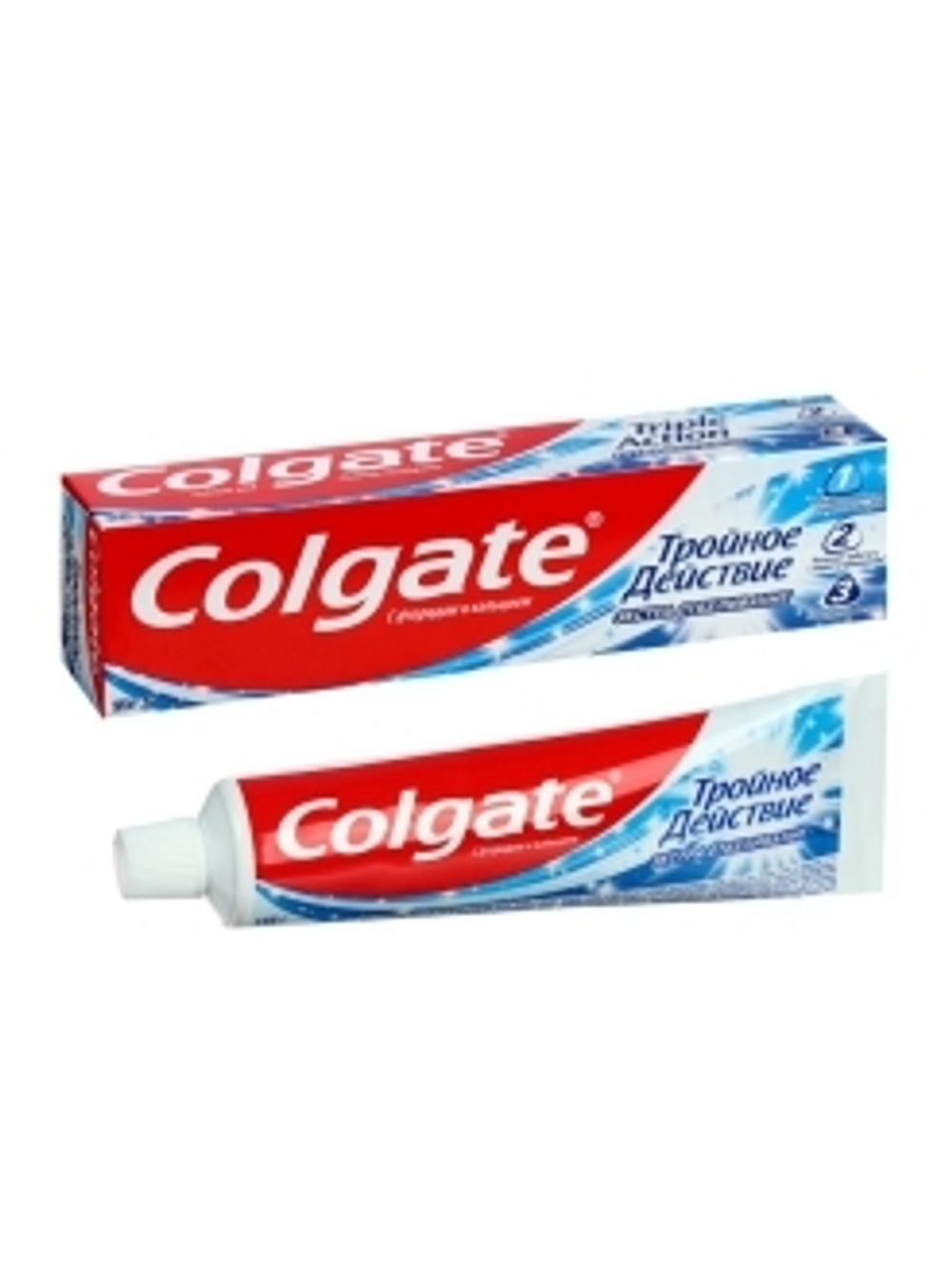 Colgate Паста зубная Тройное действие, экстра отбеливание, 100 мл
