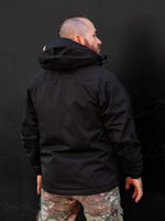Куртка демисезонная Варгградъ на флисе мужская чёрная