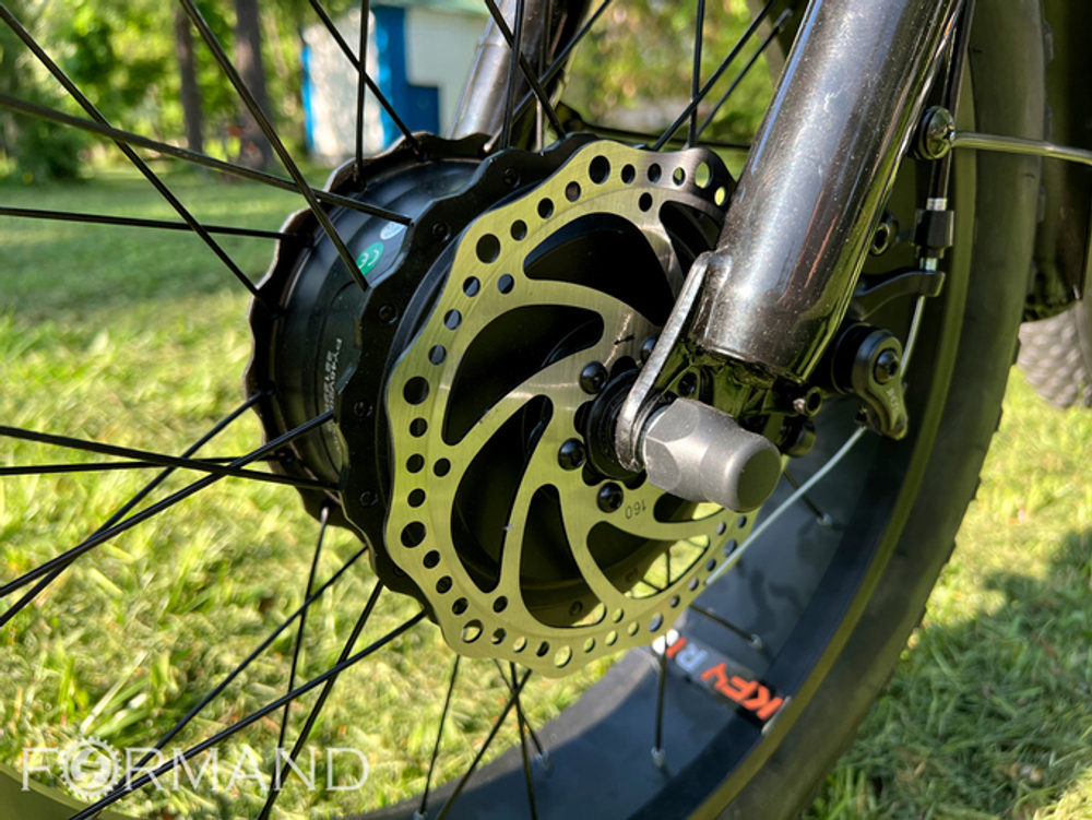 Электрический трицикл фэтбайк GreenCamel Трайк-F20 (500W 12Ah), Синий