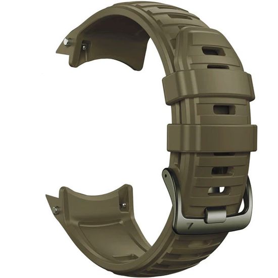 Ремешок 26 мм силиконовый для Garmin Instinct 2X Solar / Instinct 2X Solar Tactical оригинальное быстросъемное крепление Torch (Коричневый)