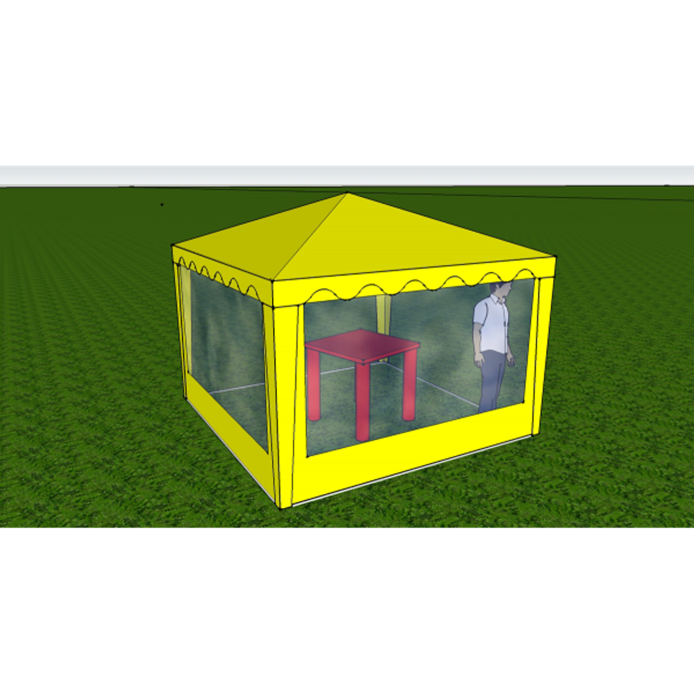 Стенка с окном Митек 3,0 х 2,0 (к беседке 3,0х3,0 и 6,0х3,0)