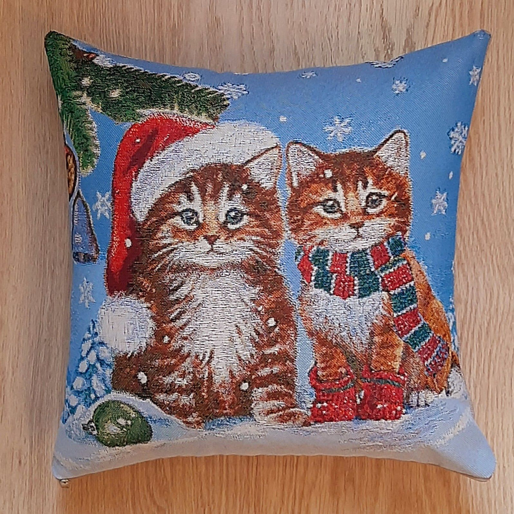 Декоративный гобеленовый чехол для интерьерной подушки Пожелания 38*38