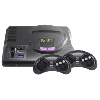 Игровая приставка SEGA Retro Genesis HD Ultra + 225 игр ZD-06b (2 беспроводных 2.4 ГГц джойстика, HDMI кабель)