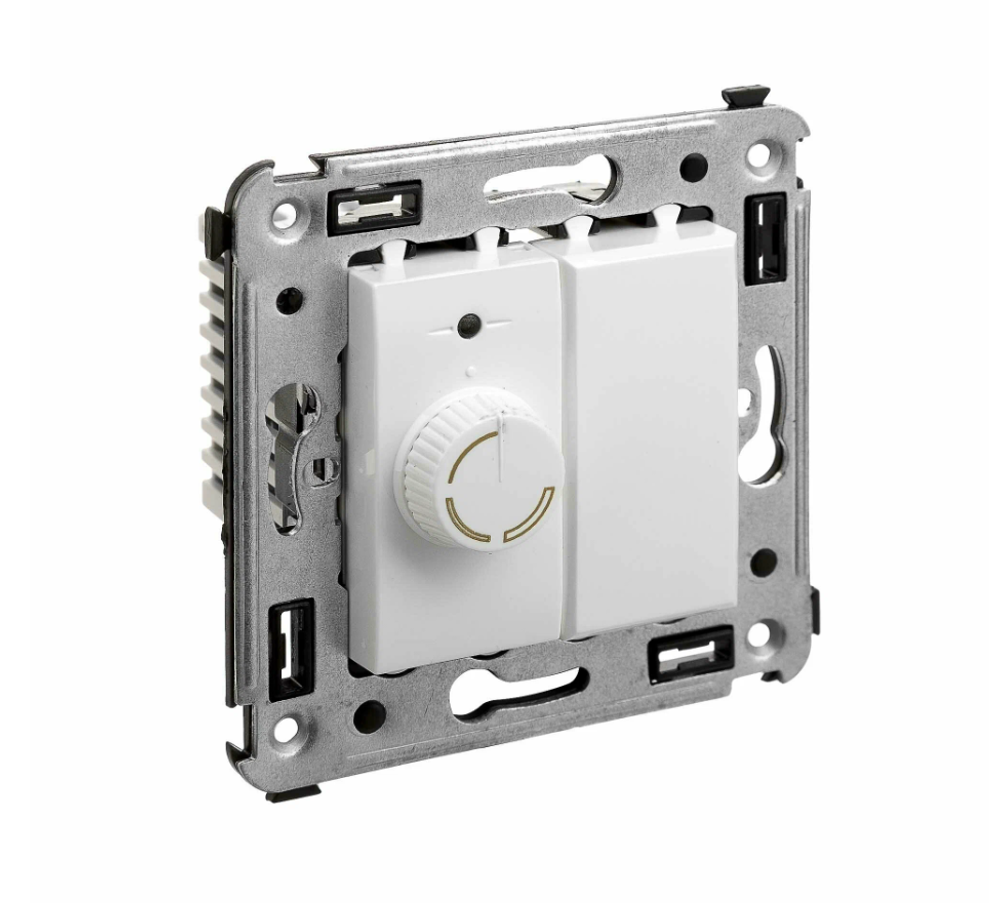 Диммер DKC Avanti 4400133, поворотный, скрытый монтаж, IP20, 220В2