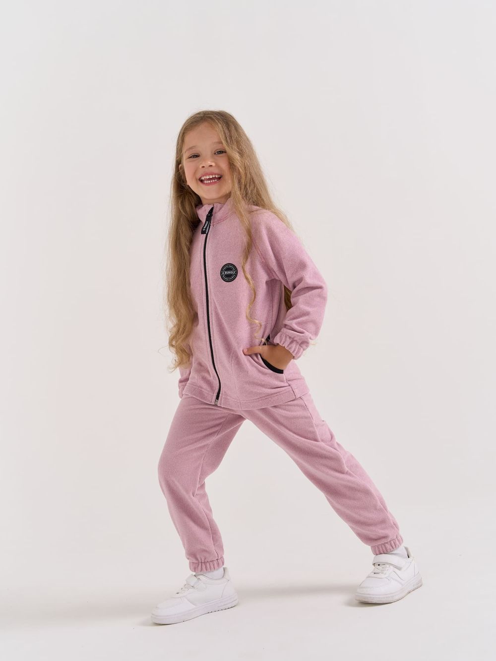 Олимпийка флисовая на молнии "Кварц"