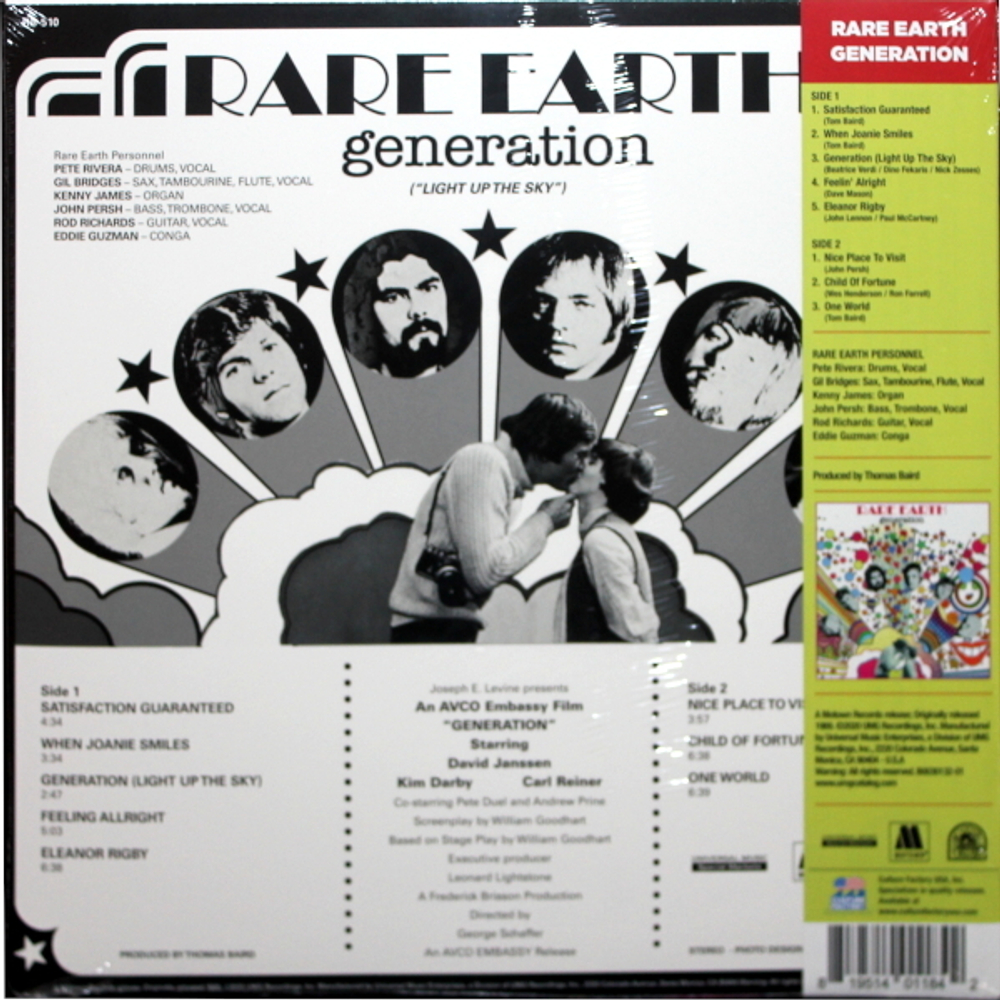 Rare Earth / Generation (Coloured Vinyl)(LP)
