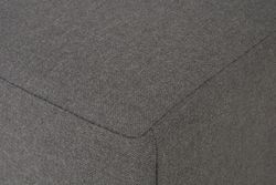 "Капри" модуль диванный прямой с подушками, цвет коричневый