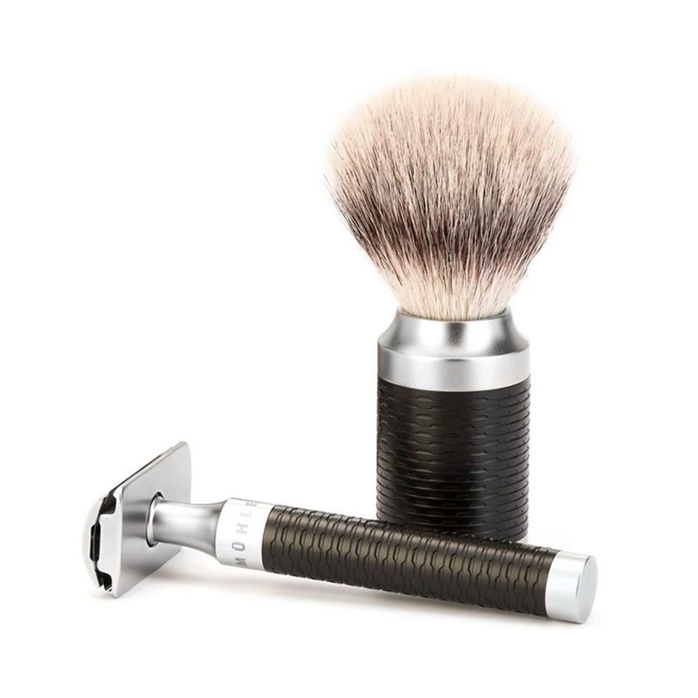 Помазок Muehle Traditional с барсучьим ворсом высшей категории Silvertip (091 M 89 BLACK) 1