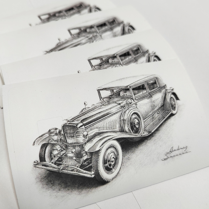 Наклейка на карту "Duesenberg J232"