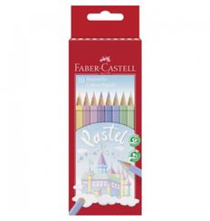 Rəngli karandaş \ Цветные карандаши Набор пастельных цветных карандашей Faber-Castell , разные цвета, 10 штук.