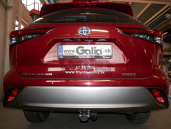 Фаркоп оцинкованный Galia T077A для TOYOTA HIGHLANDER 2019-(паспорт и сертификат в комплекте)(без электрики)