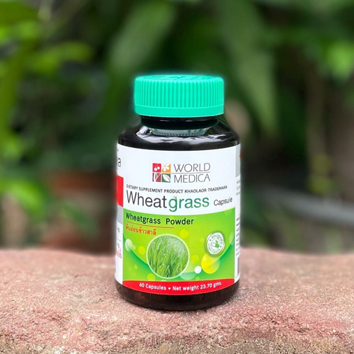 Капсулы - Экстракт пшеничной травы (Пырей) Wheatgrass Powder Khaolaor