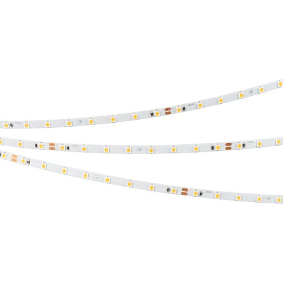 Светодиодная лента Arlight 5W/m 80LED/m 2835SMD теплый белый 5M RT-A80-5mm 24V Warm2700 037793