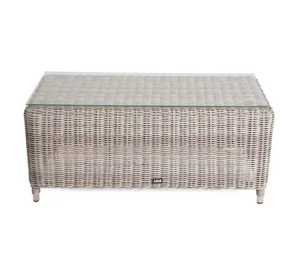 "Кон Панна" столик журнальный из искусственного ротанга, цвет бежевый