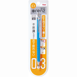 Pentel Orenz XPP503-S - механические карандаши системой защиты грифеля от поломок. Диаметр грифеля 0,3 мм. Купить в pen24.ru