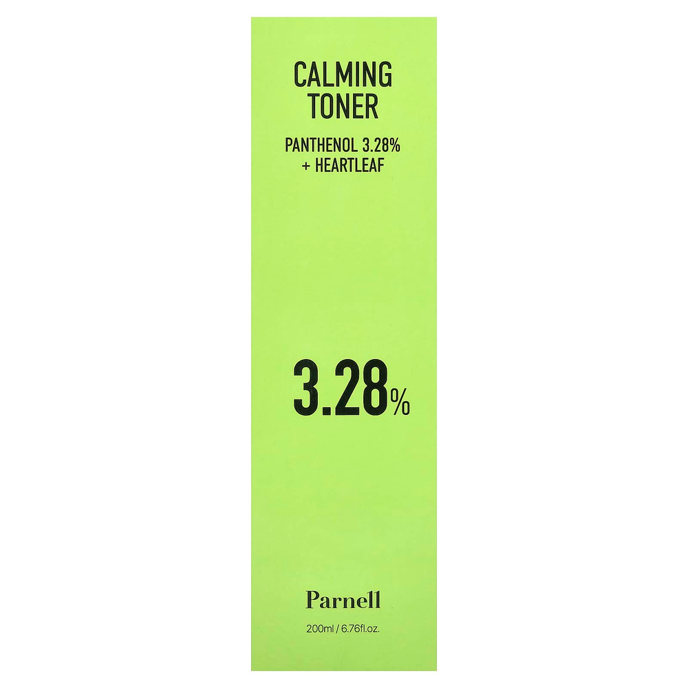 Parnell, пантенол, сердечный лист 3.28, успокаивающий тоник, 200 мл (6,76 жидк. унции)