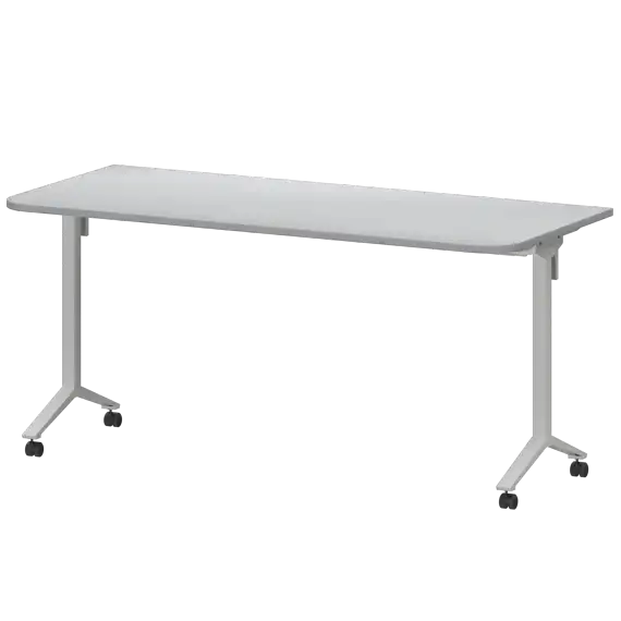 Стол мобильный складной радиусный МБ22-160.70Р  1600x700x750 Моби