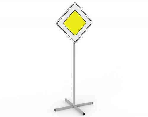 Игровой элемент Дорожный знак Главная дорога 336.02