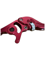 Ручка тормоза правая красная с регулировкой для электровелосипеда